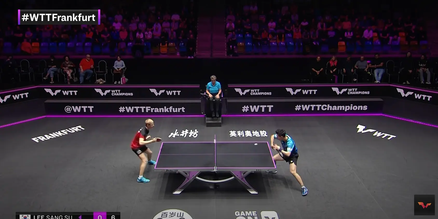 [比賽觀摩]Felix LEBRUN vs LEE Sang Su | MS QF | #WTTFrankfurt 2023 - 走啊打桌球